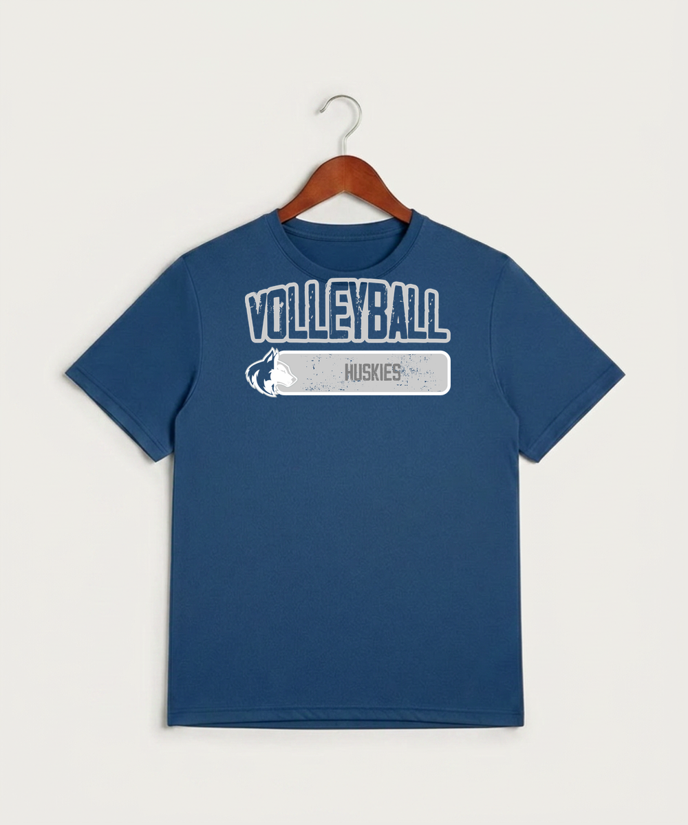 Owatonna High School Volleyball (Girls) - True Royal Heather Sport-Tek PosiCharge Competitor Tee. ST350