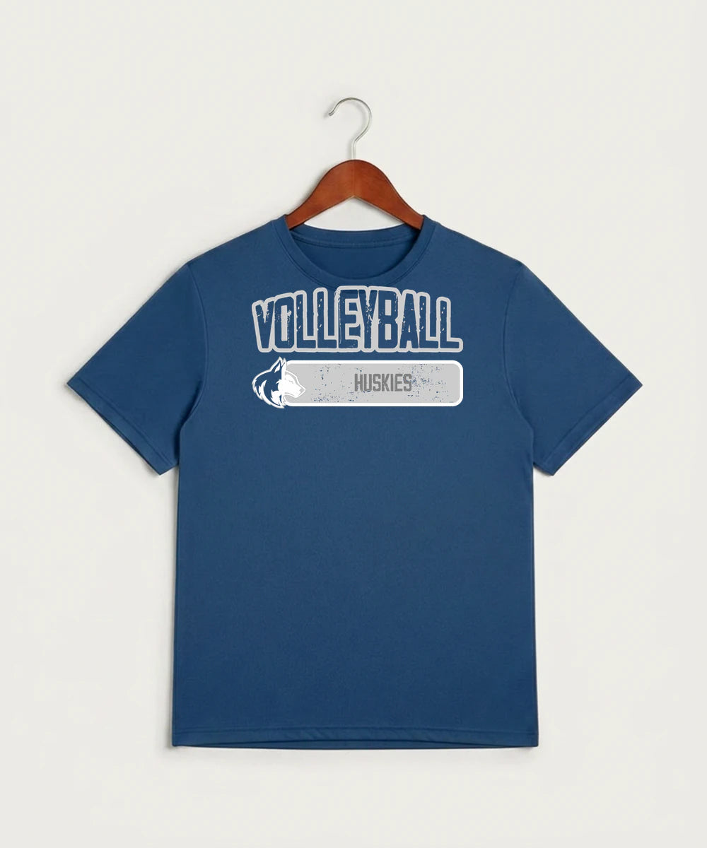 Owatonna High School Volleyball (Girls) - True Royal Heather Sport-Tek PosiCharge Competitor Tee. ST350