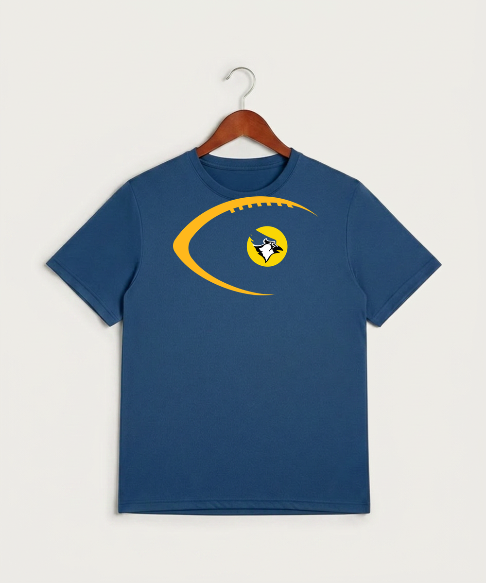 Waseca High School Football (Boys) - True Royal Heather Sport-Tek PosiCharge Competitor Tee. ST350