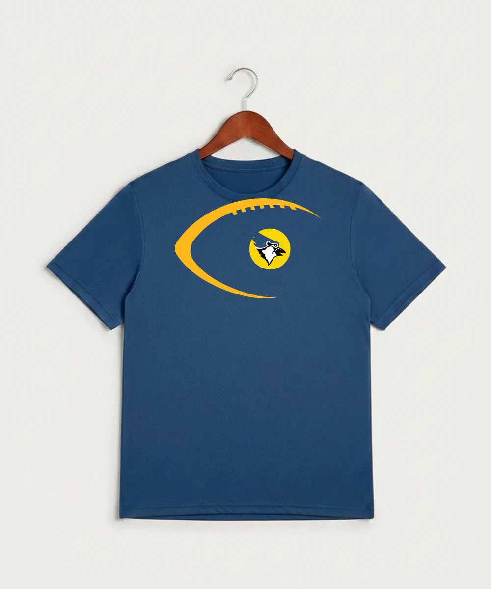 Waseca High School Football (Boys) - True Royal Heather Sport-Tek PosiCharge Competitor Tee. ST350