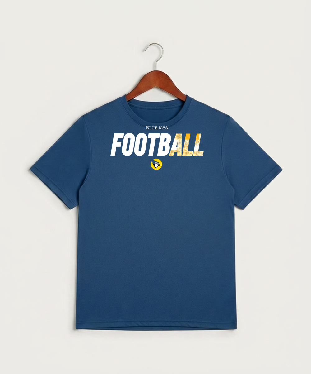 Waseca High School Football (Boys) - True Royal Heather Sport-Tek PosiCharge Competitor Tee. ST350