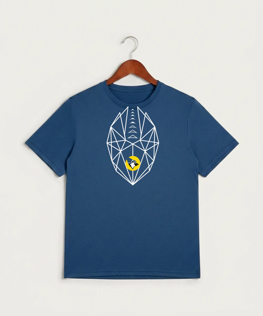 Waseca High School Football (Boys) - True Royal Heather Sport-Tek PosiCharge Competitor Tee. ST350