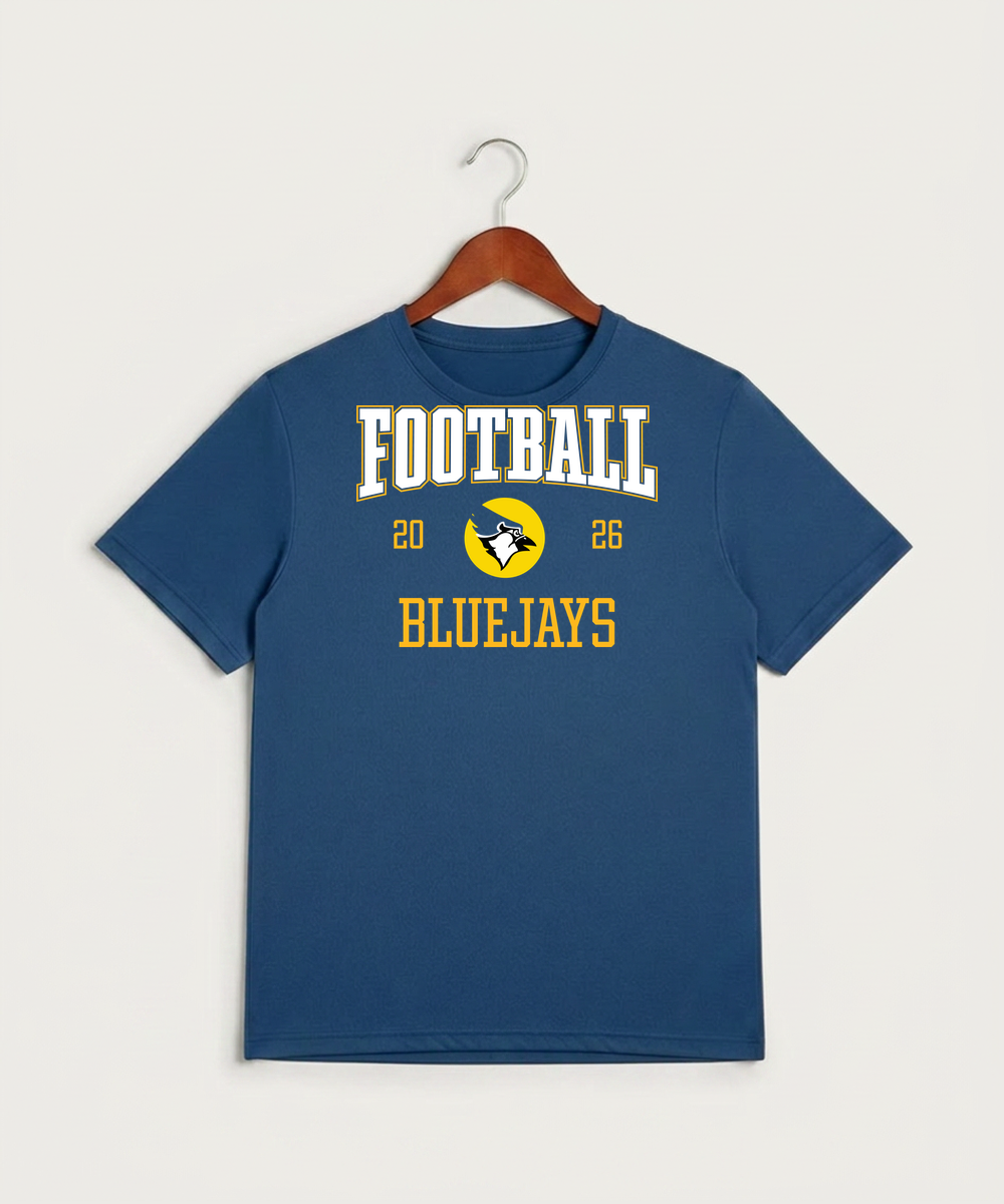 Waseca High School Football (Boys) - True Royal Heather Sport-Tek PosiCharge Competitor Tee. ST350