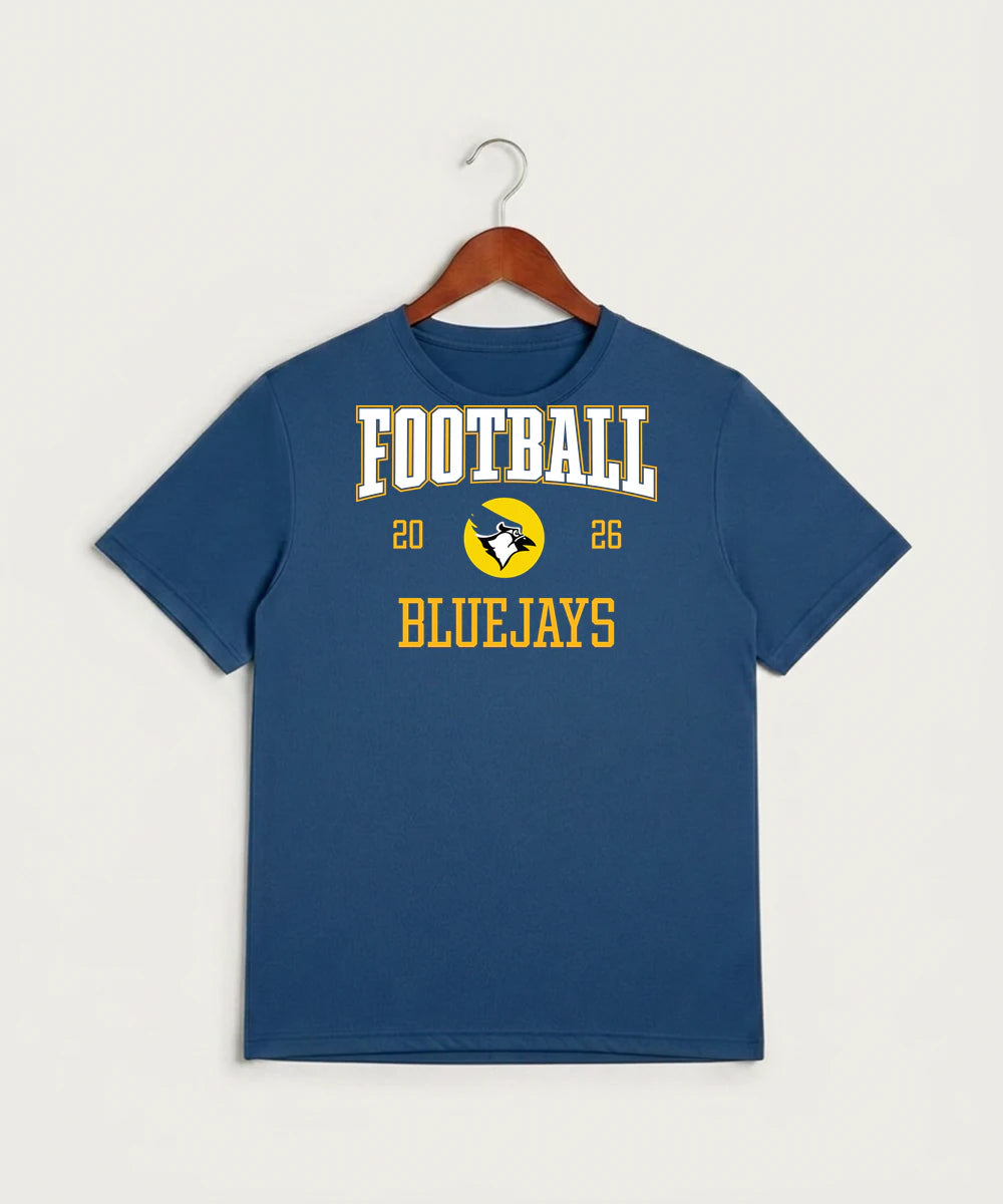 Waseca High School Football (Boys) - True Royal Heather Sport-Tek PosiCharge Competitor Tee. ST350