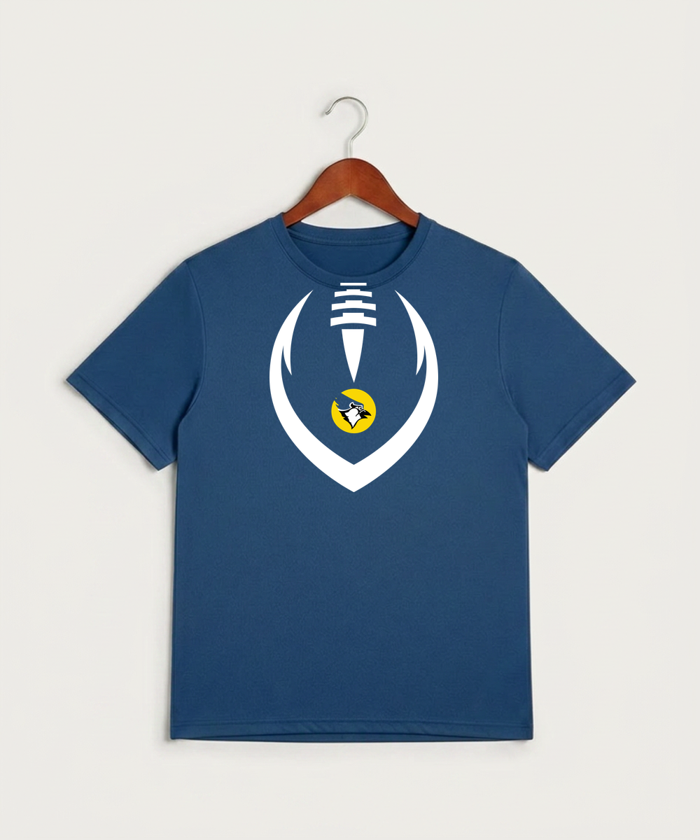Waseca High School Football (Boys) - True Royal Heather Sport-Tek PosiCharge Competitor Tee. ST350