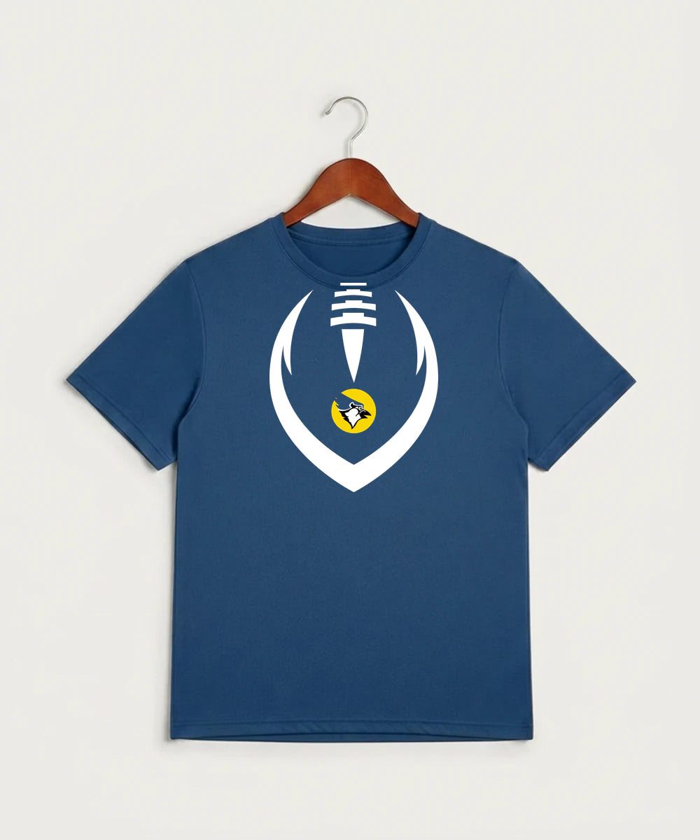 Waseca High School Football (Boys) - True Royal Heather Sport-Tek PosiCharge Competitor Tee. ST350