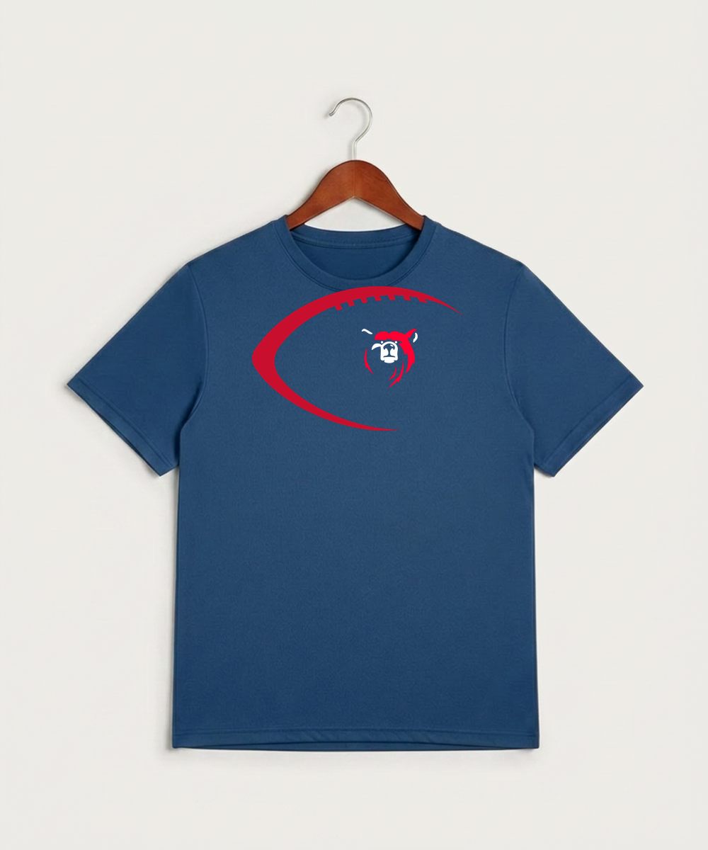 Bertha Hewitt High School Football (Boys) - True Royal Heather Sport-Tek PosiCharge Competitor Tee. ST350