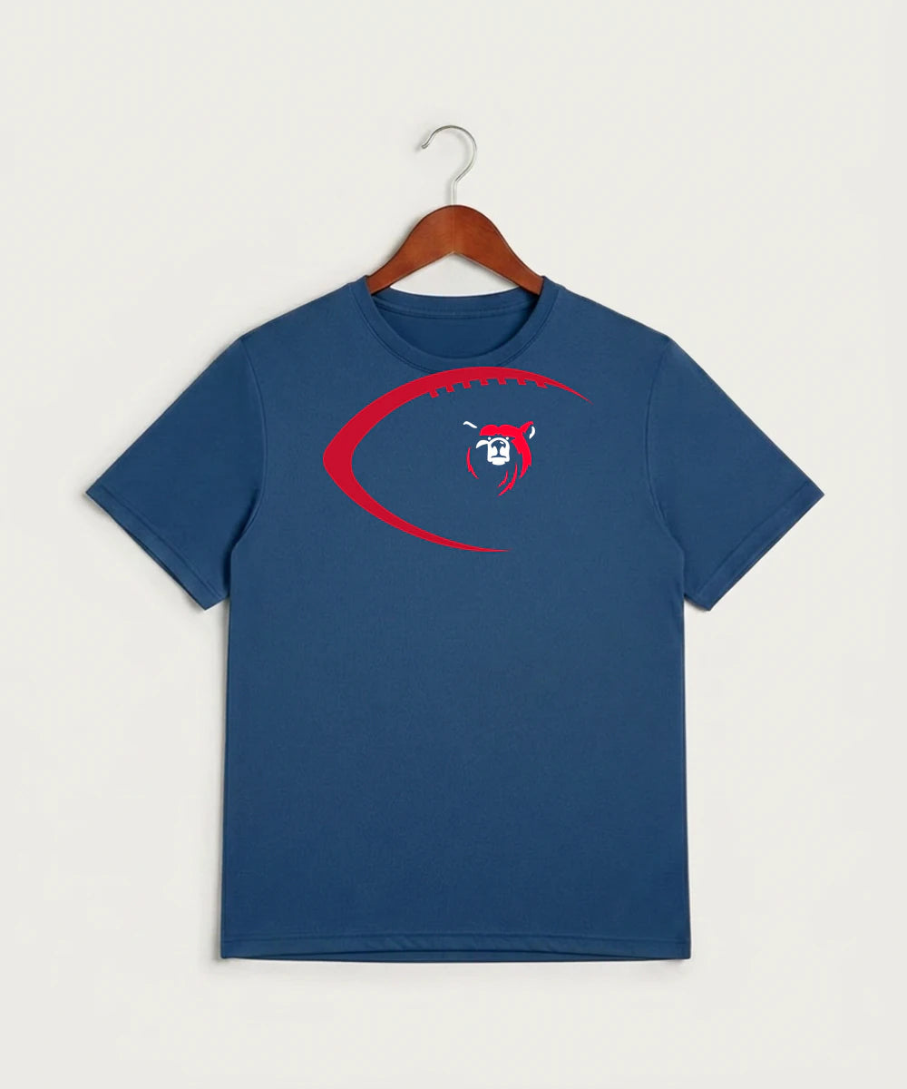 Bertha Hewitt High School Football (Boys) - True Royal Heather Sport-Tek PosiCharge Competitor Tee. ST350