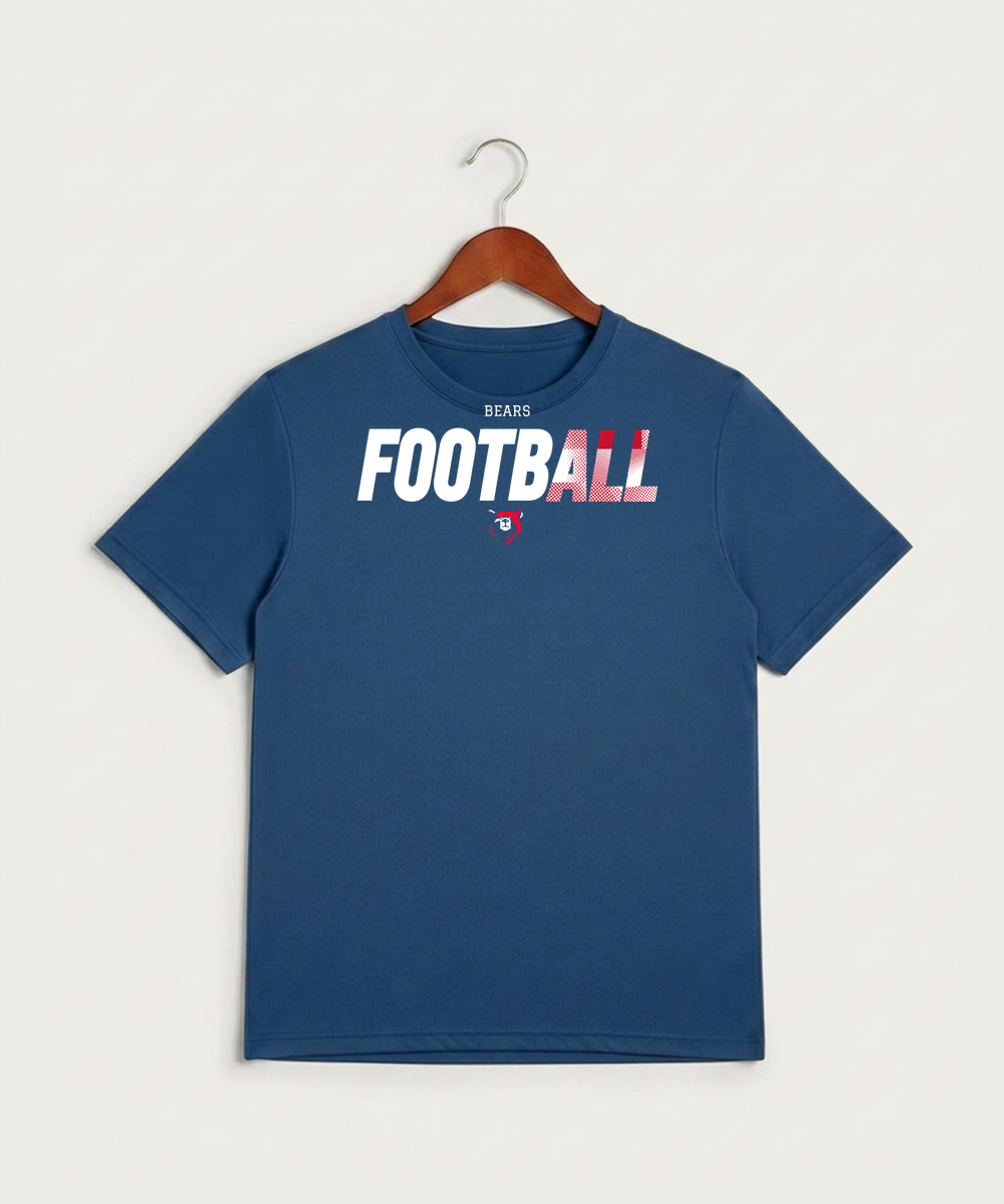 Bertha Hewitt High School Football (Boys) - True Royal Heather Sport-Tek PosiCharge Competitor Tee. ST350