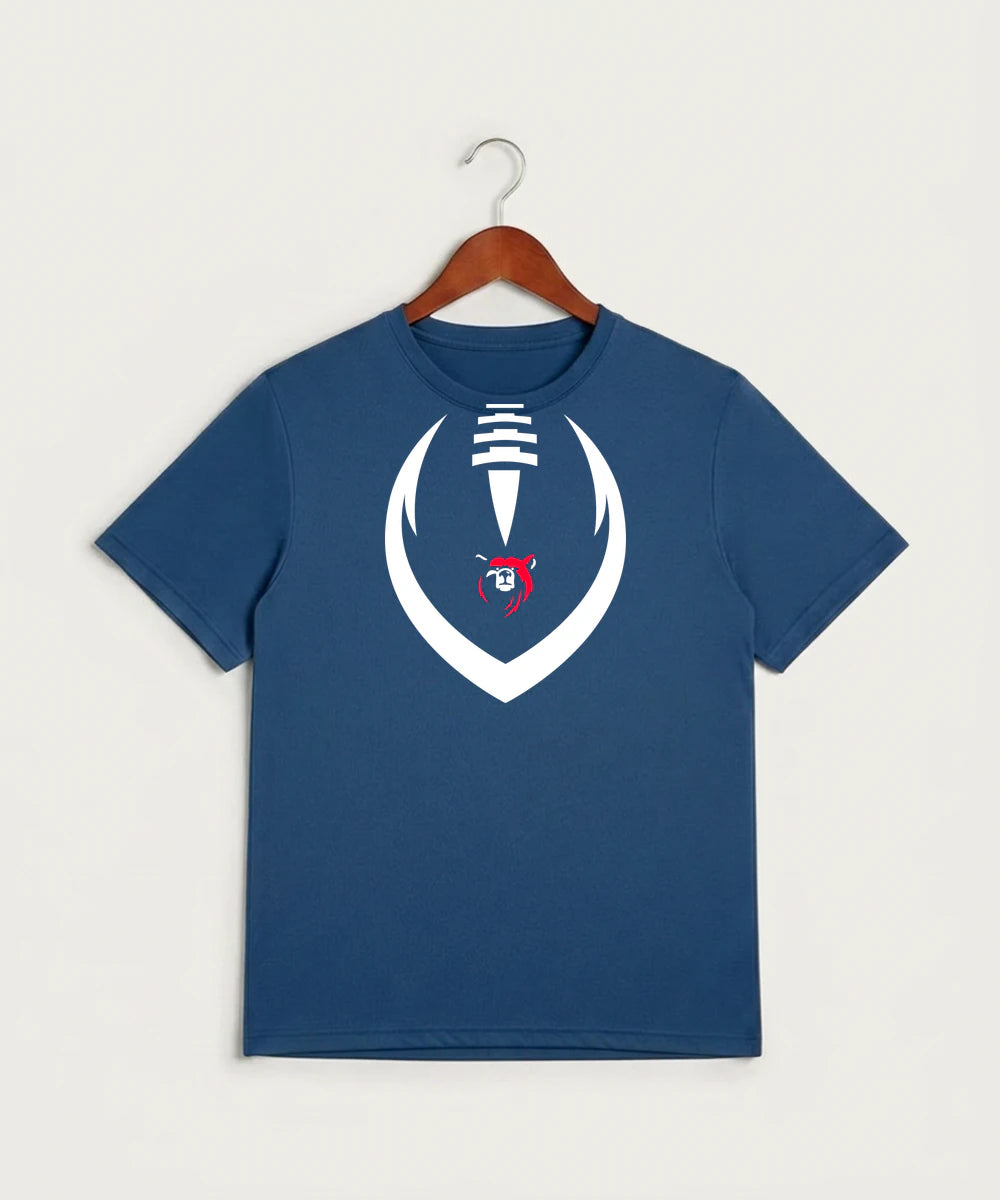 Bertha Hewitt High School Football (Boys) - True Royal Heather Sport-Tek PosiCharge Competitor Tee. ST350