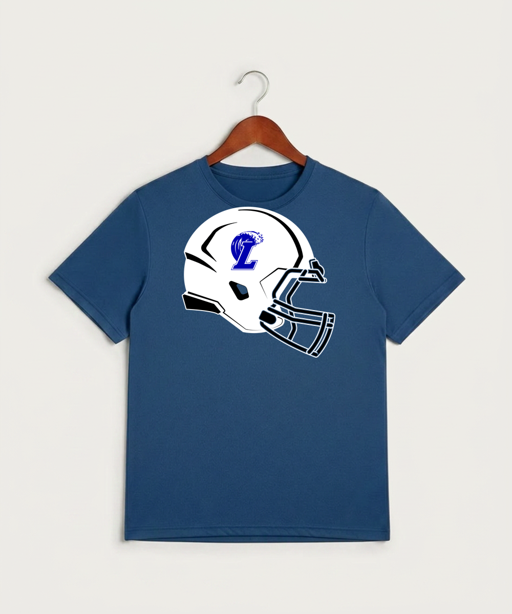 Lakeview High School Football (Boys) - True Royal Heather Sport-Tek PosiCharge Competitor Tee. ST350
