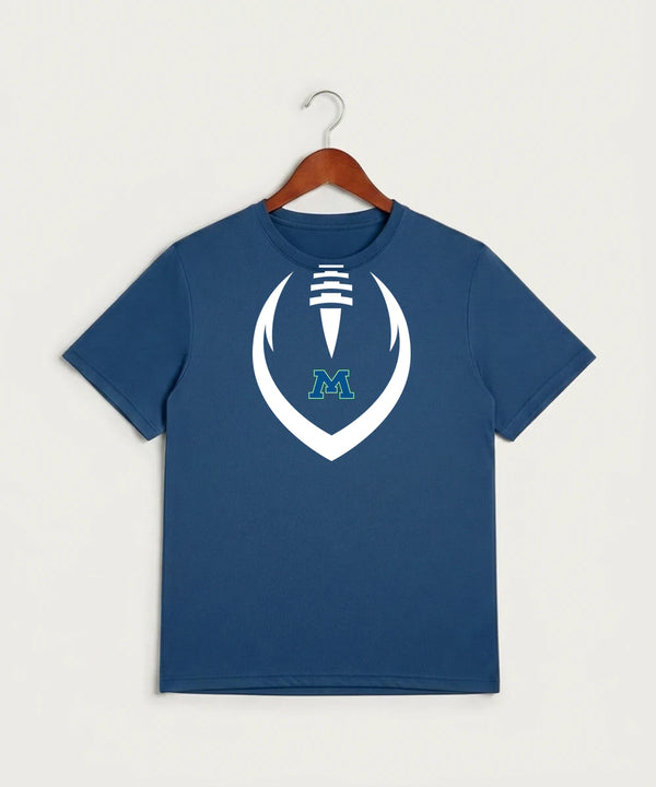 Minnewaska Area High School Football (Boys) - True Royal Heather Sport-Tek PosiCharge Competitor Tee. ST350