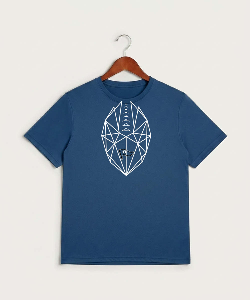 Red Lake County Central Football (Boys) - True Royal Heather Sport-Tek PosiCharge Competitor Tee. ST350