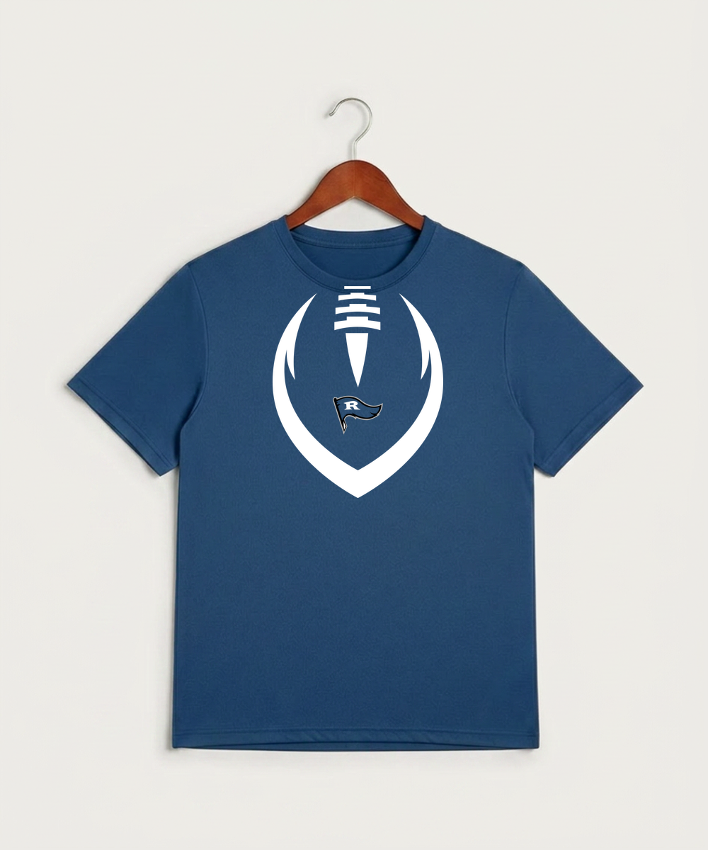Red Lake County Central Football (Boys) - True Royal Heather Sport-Tek PosiCharge Competitor Tee. ST350