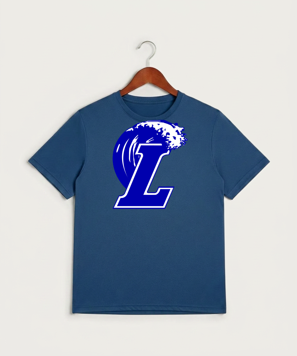 Lakeview High School Football (Boys) - True Royal Heather Sport-Tek PosiCharge Competitor Tee. ST350