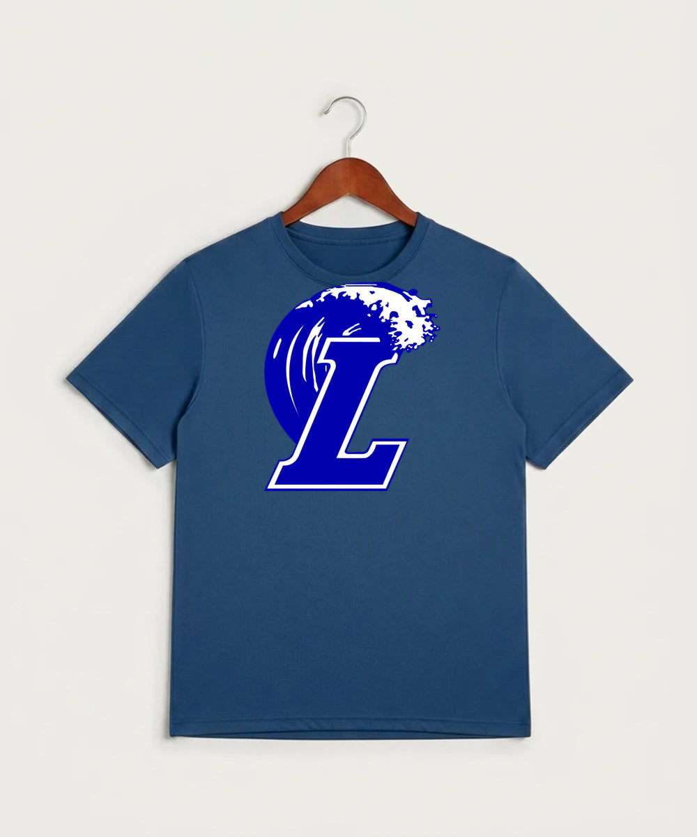 Lakeview High School Football (Boys) - True Royal Heather Sport-Tek PosiCharge Competitor Tee. ST350