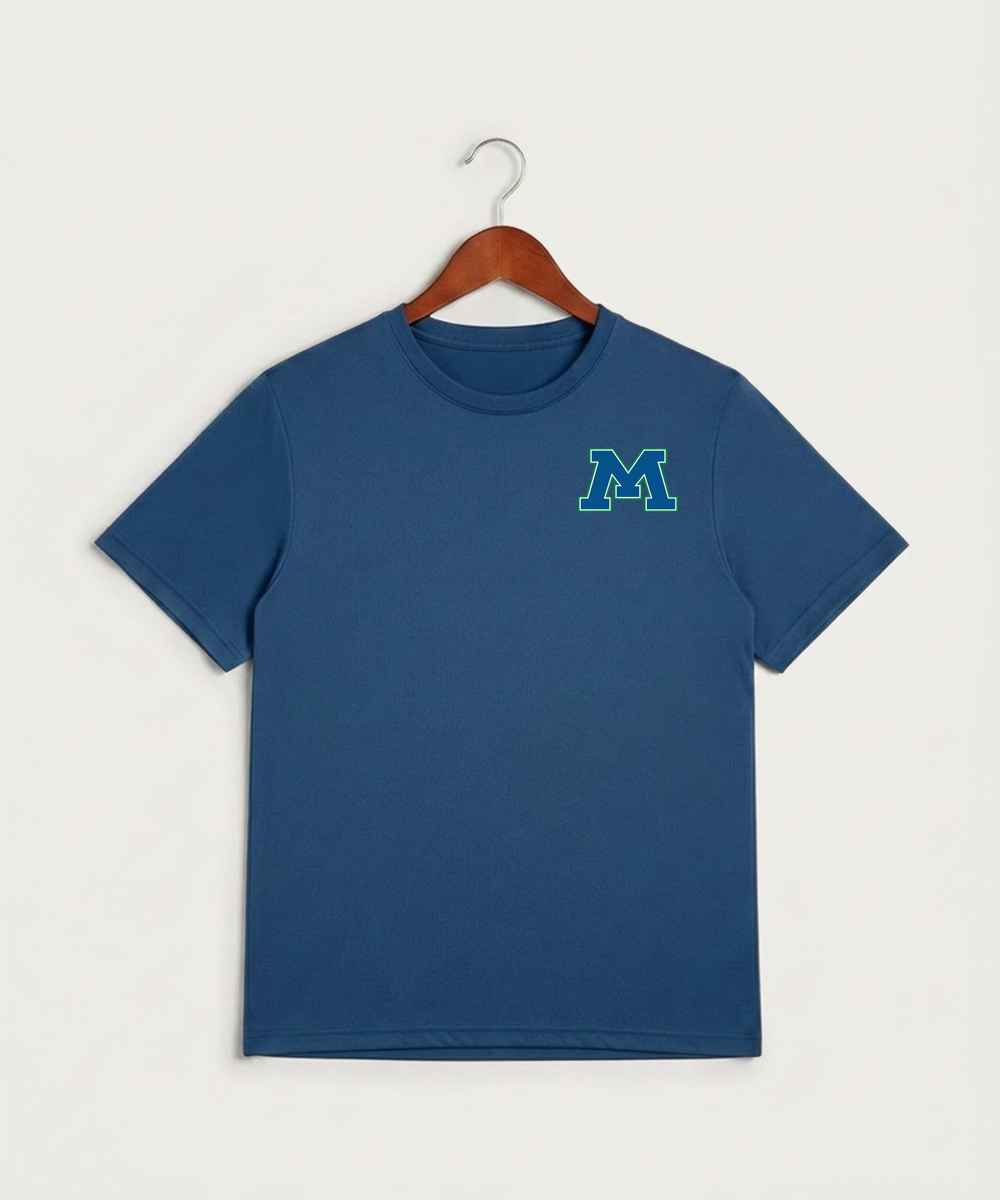 Minnewaska Area High School Football (Boys) - True Royal Heather Sport-Tek PosiCharge Competitor Tee. ST350