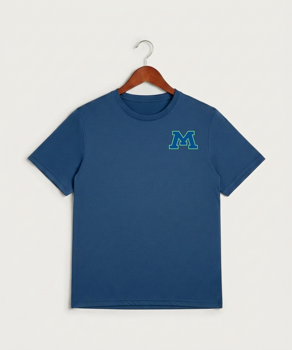 Minnewaska Area High School Football (Boys) - True Royal Heather Sport-Tek PosiCharge Competitor Tee. ST350