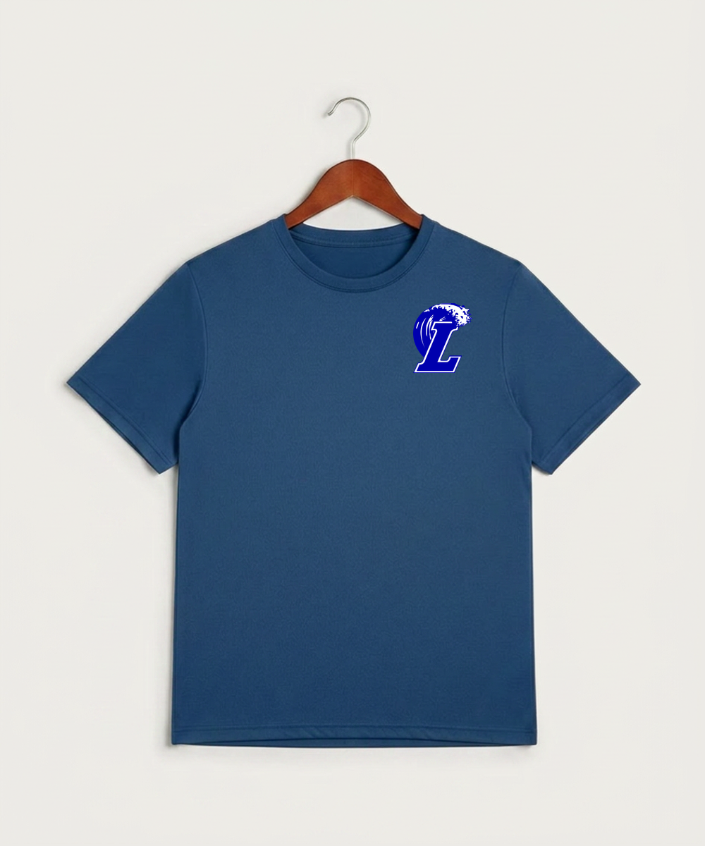 Lakeview High School Football (Boys) - True Royal Heather Sport-Tek PosiCharge Competitor Tee. ST350