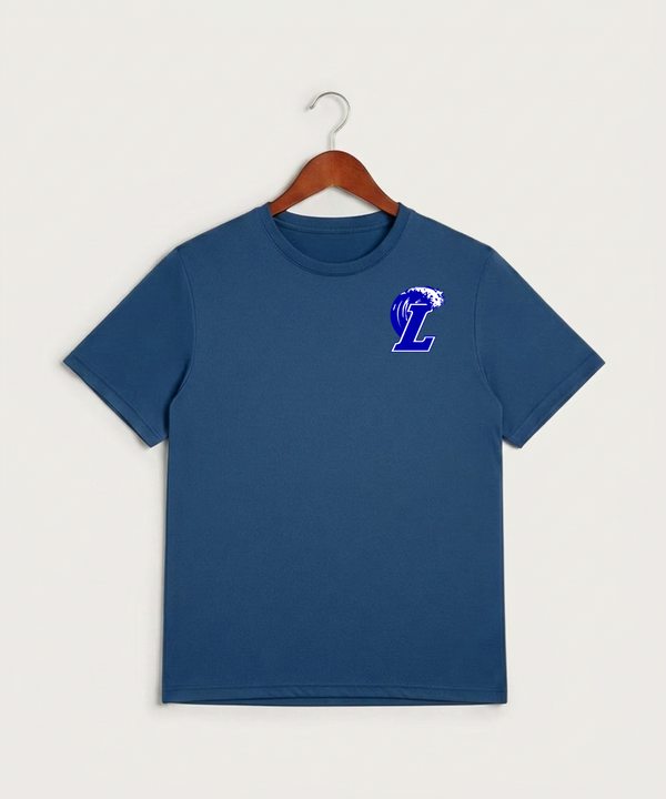 Lakeview High School Football (Boys) - True Royal Heather Sport-Tek PosiCharge Competitor Tee. ST350