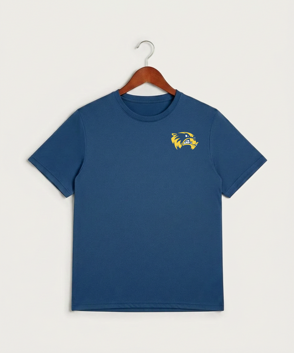 Wadena Deer Creek High School Football (Boys) - True Royal Heather Sport-Tek PosiCharge Competitor Tee. ST350