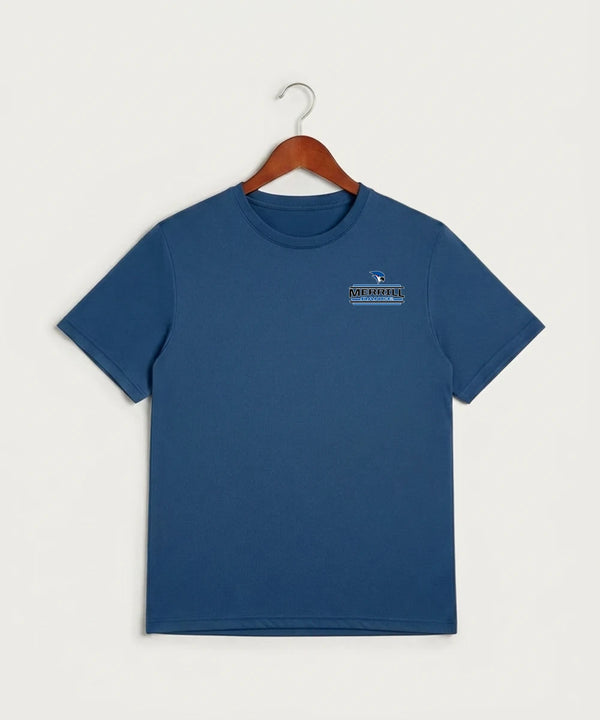 Merrill Dance and Cheer - True Royal Heather Sport-Tek PosiCharge Competitor Tee. ST350