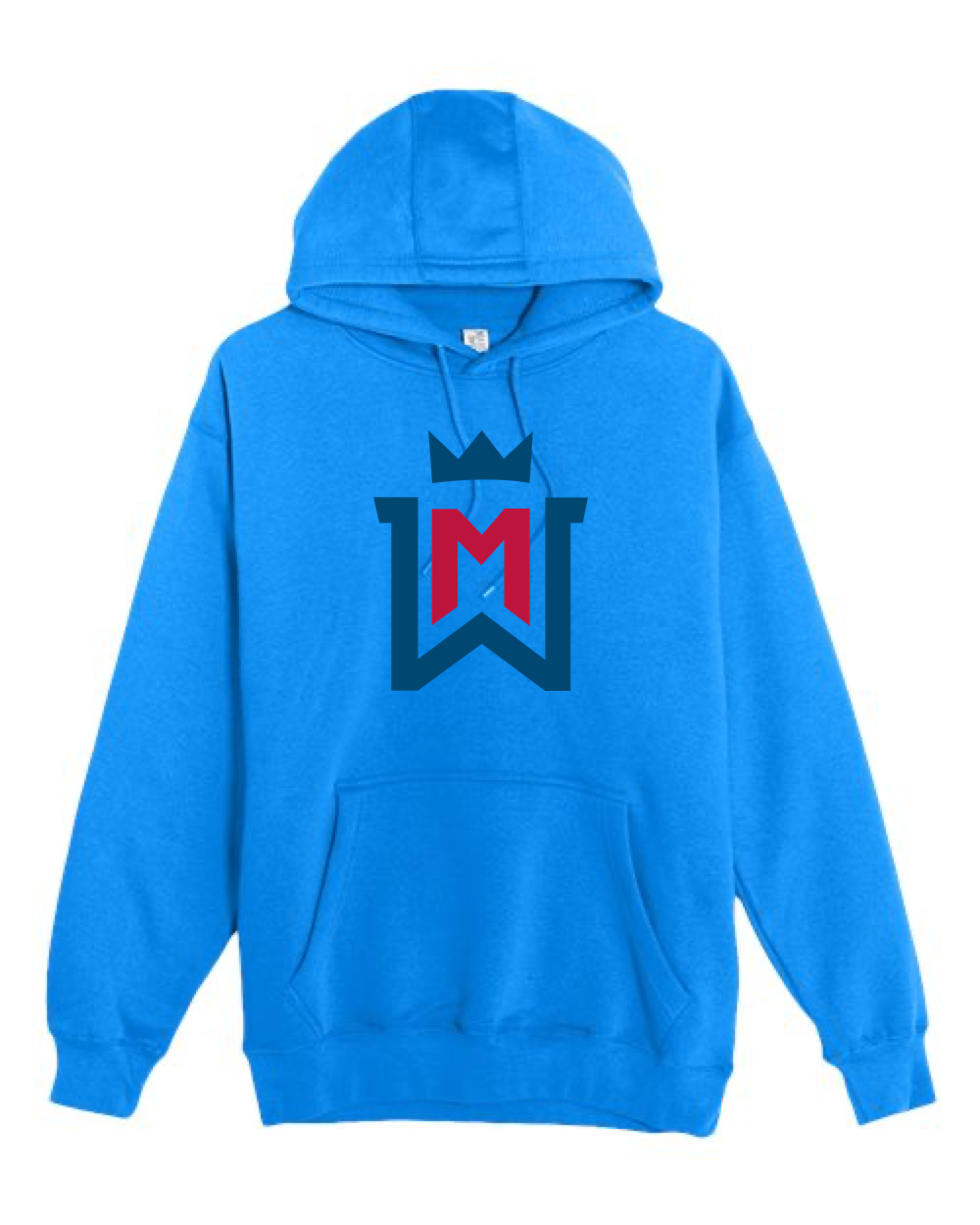 Watertown-Mayer Football - True Royal Hoodie Value - Full Front