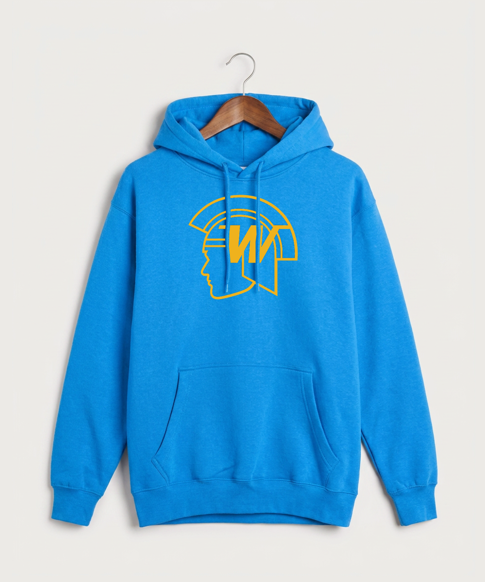 Wayzata High School Football (Boys) - True Royal Hoodie Value - Full Front