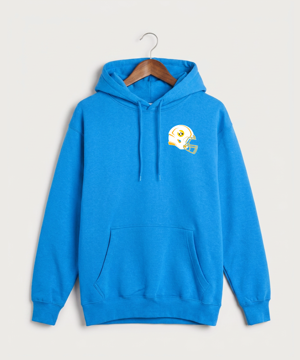 Waseca High School Football (Boys) - True Royal Hoodie Value - Left Chest