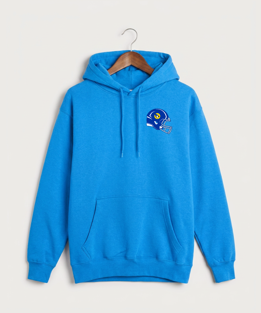 Waseca High School Football (Boys) - True Royal Hoodie Value - Left Chest