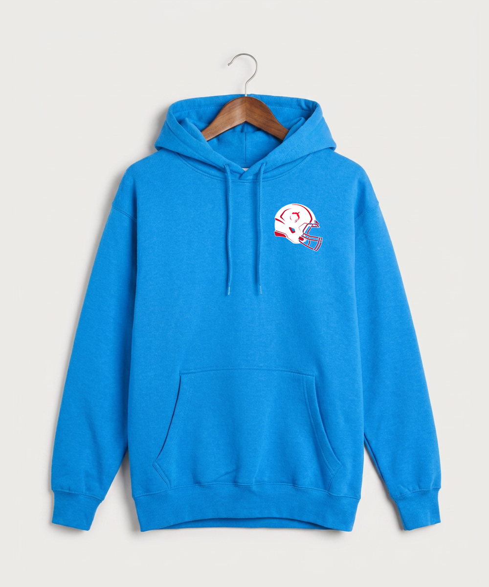 Bertha Hewitt High School Football (Boys) - True Royal Hoodie Value - Left Chest