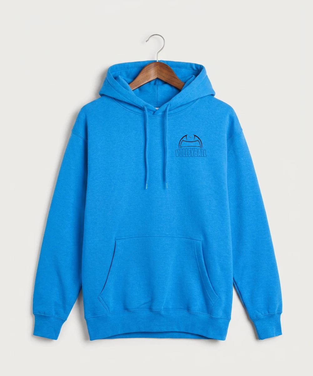 Eastview High School Volleyball (Girls) - True Royal Hoodie Value - Left Chest