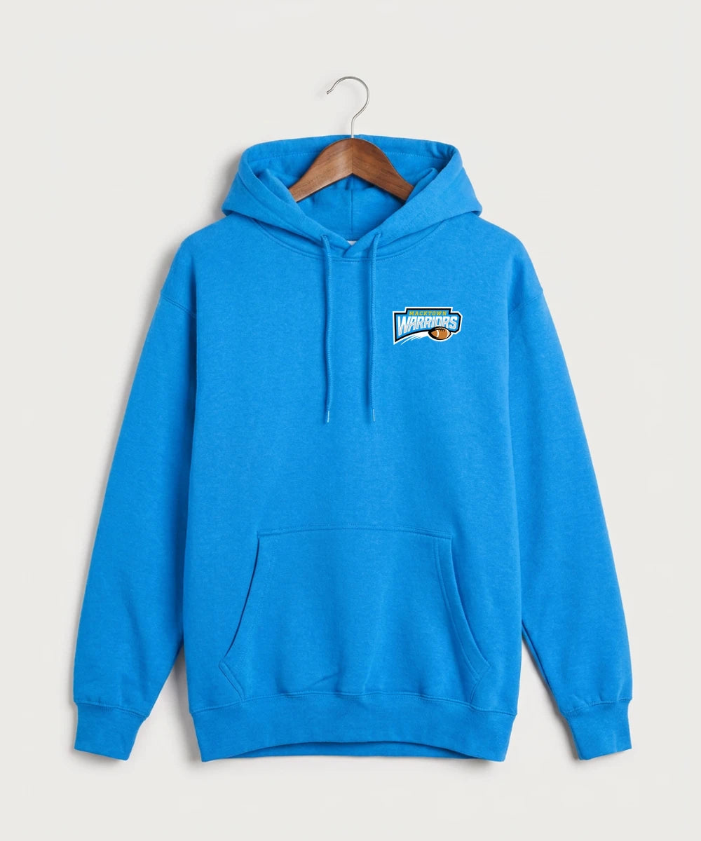 Macktown Warriors Football (Boys) - True Royal Hoodie Value - Left Chest