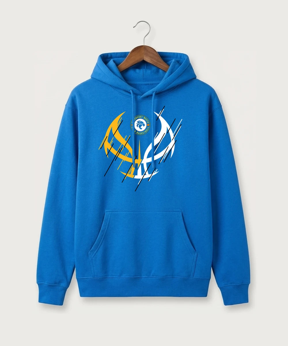 Davenport North High School Basketball Team Store - True Royal Hoodie Value