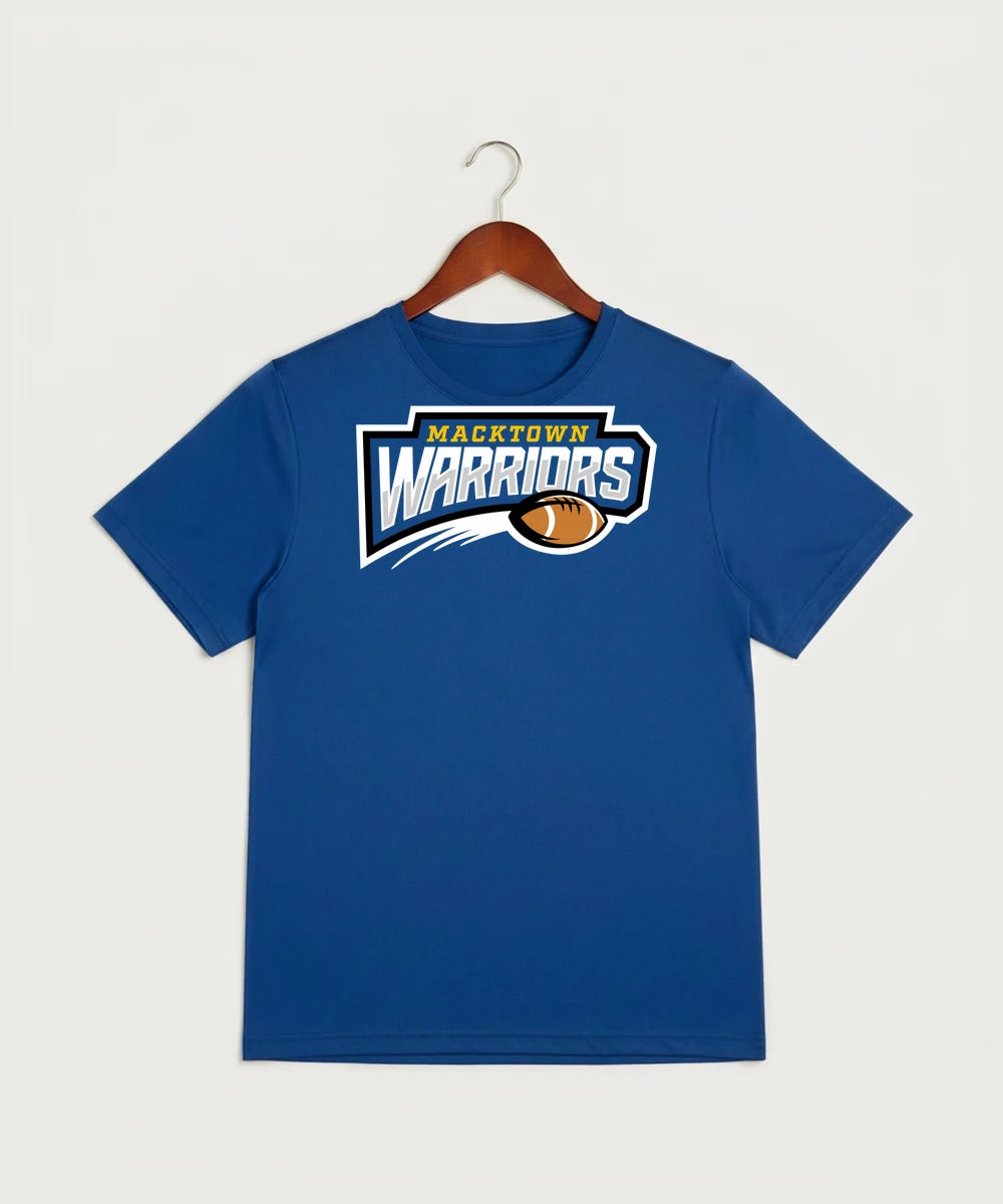 Macktown Warriors Football (Boys) - True Royal Sport-Tek PosiCharge Competitor Tee. ST350