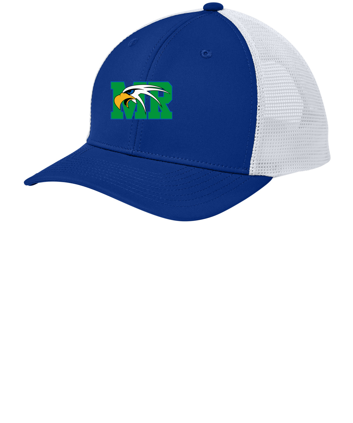 Maple River High School hockey_boys - True Royal/ White Sport-Tek Club Trucker Cap STC46