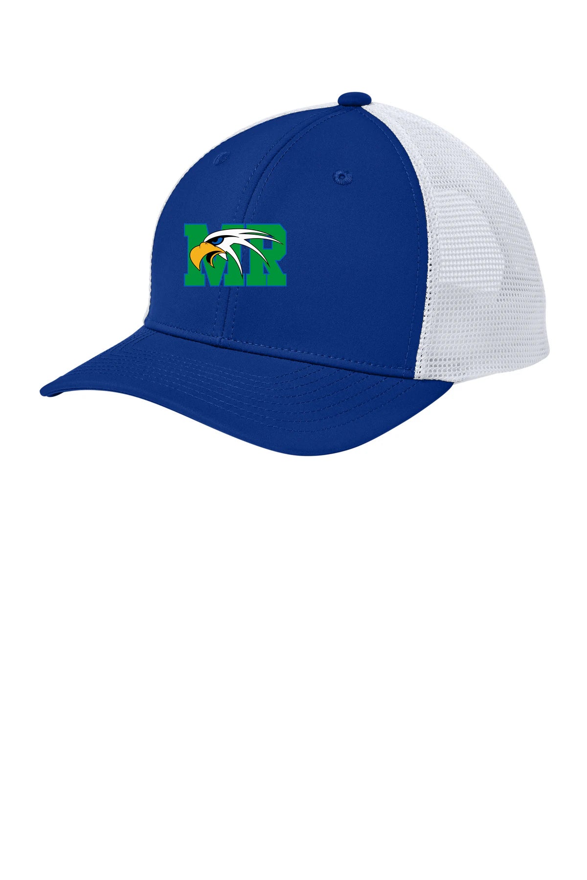 Maple River High School hockey_boys - True Royal/ White Sport-Tek Club Trucker Cap STC46