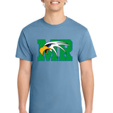 Maple River High School hockey_boys - Tundra Blue Port & Co Core Cotton Tee. PC54