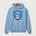 Janesville Waldorf Pemberton Volleyball (Girls) - Tundra Blue Port & Co Core Fleece Pullover Hooded Sweatshirt. PC78H