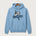 Long Prairie Grey Eagle High School Football (Boys) - Tundra Blue Port & Co Core Fleece Pullover Hooded Sweatshirt. PC78H