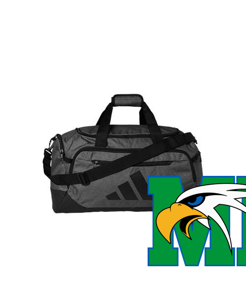 Maple River High School hockey_boys - Twill Onix Grey/ Black Defender 5 Small Duffel Bag