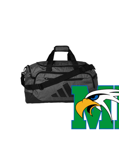 Maple River High School hockey_boys - Twill Onix Grey/ Black Defender 5 Small Duffel Bag