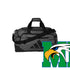 Maple River High School hockey_boys - Twill Onix Grey/ Black Defender 5 Small Duffel Bag