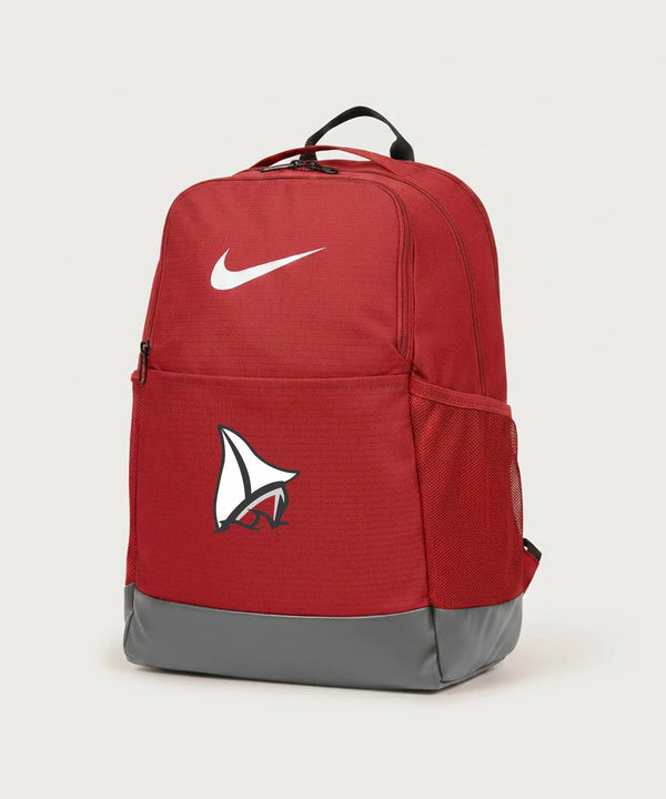 Detroit Lakes Community High School Football (Boys) - University Red Nike Brasilia Medium Backpack NKDH7709
