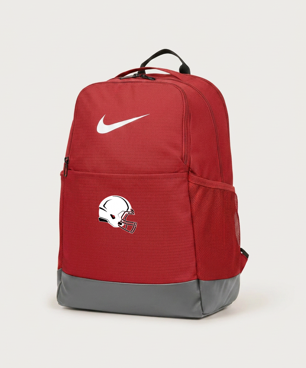Crosby Ironton High School Football (Boys) - University Red Nike Brasilia Medium Backpack NKDH7709