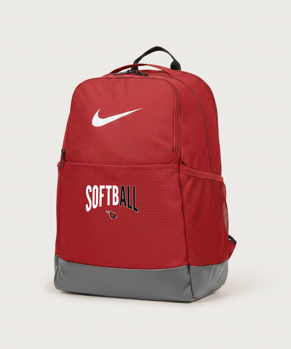 Forreston Softball - University Red Nike Brasilia Medium Backpack NKDH7709
