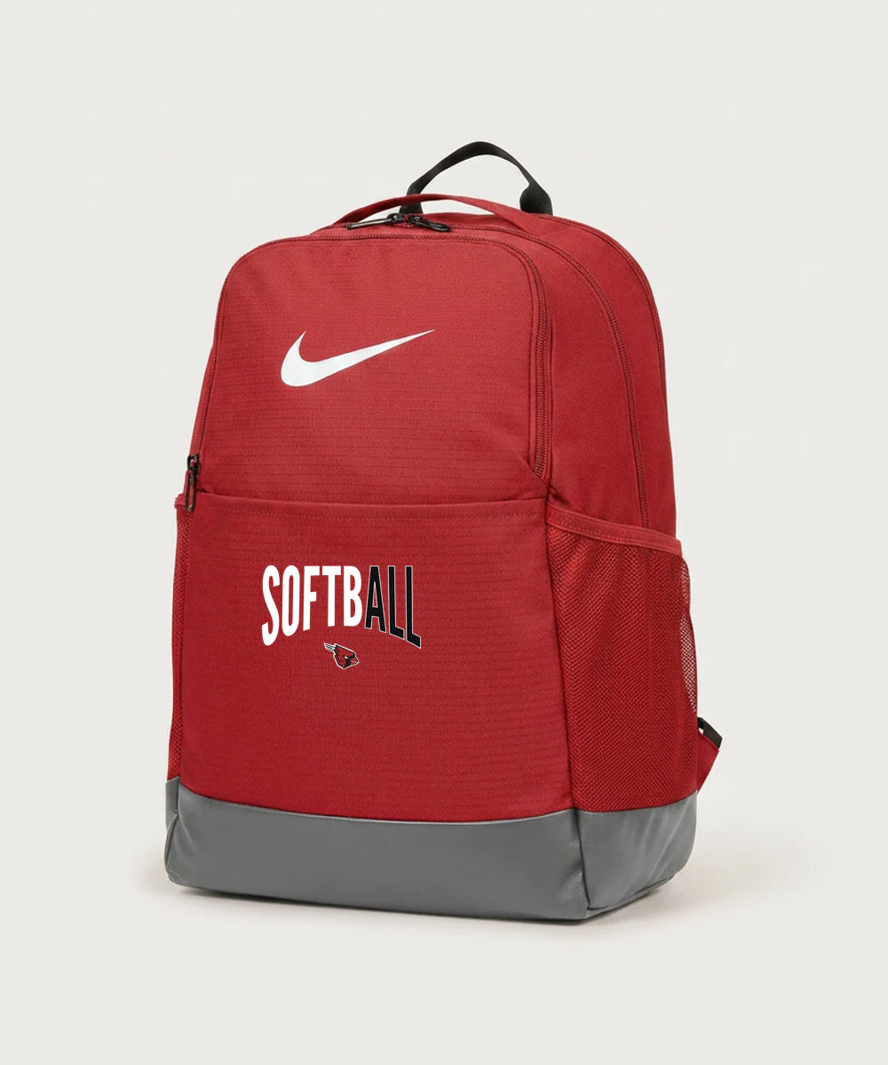 Forreston Softball - University Red Nike Brasilia Medium Backpack NKDH7709