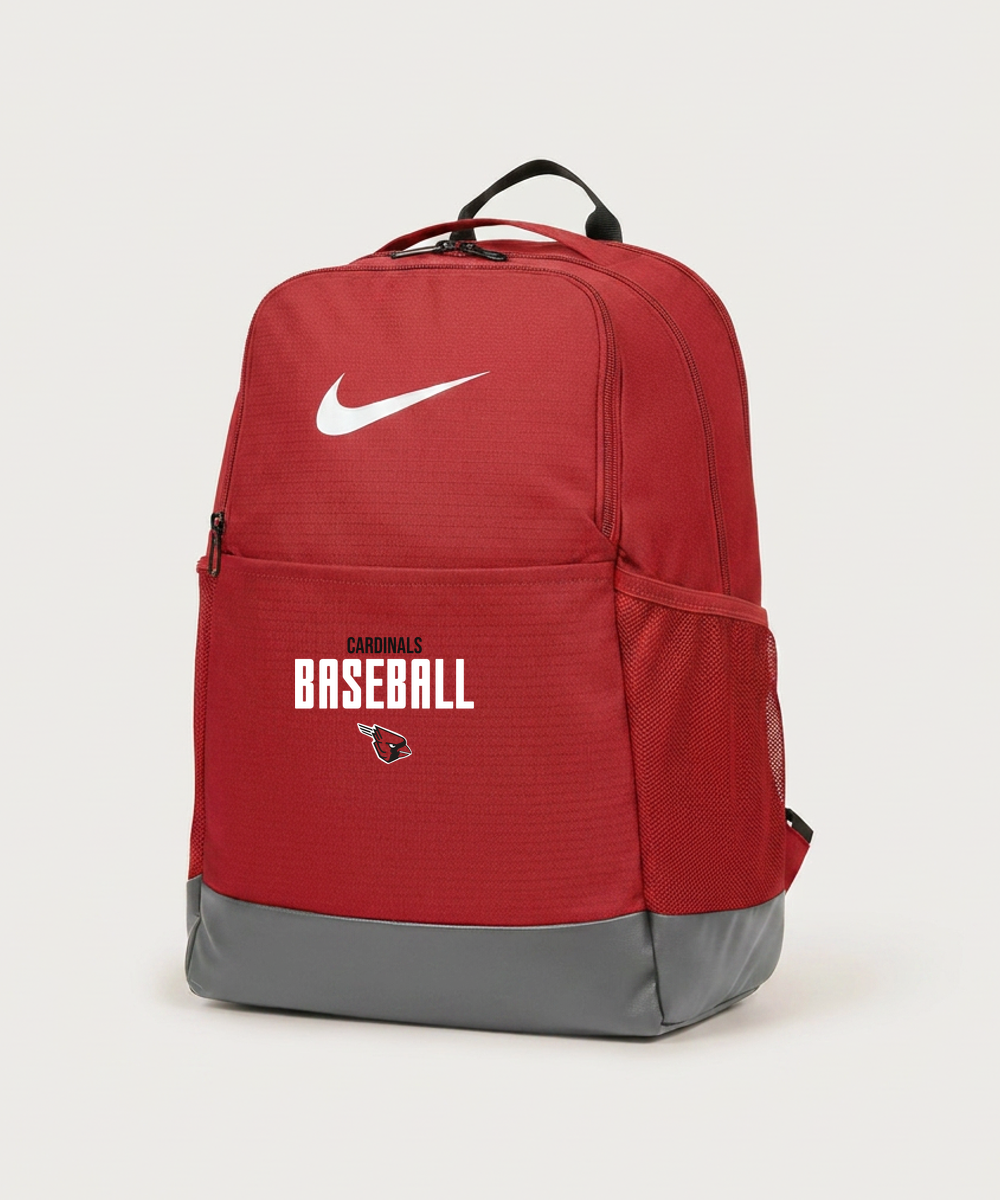 Forreston Baseball - University Red Nike Brasilia Medium Backpack NKDH7709