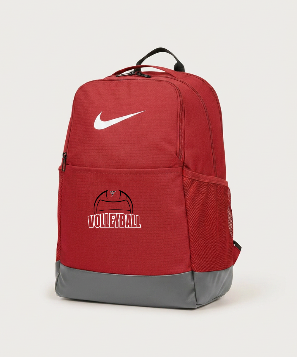 Cannon Falls High School Volleyball (Girls) - University Red Nike Brasilia Medium Backpack NKDH7709