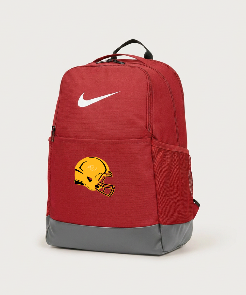 Pine Island High School Football (Boys) - University Red Nike Brasilia Medium Backpack NKDH7709